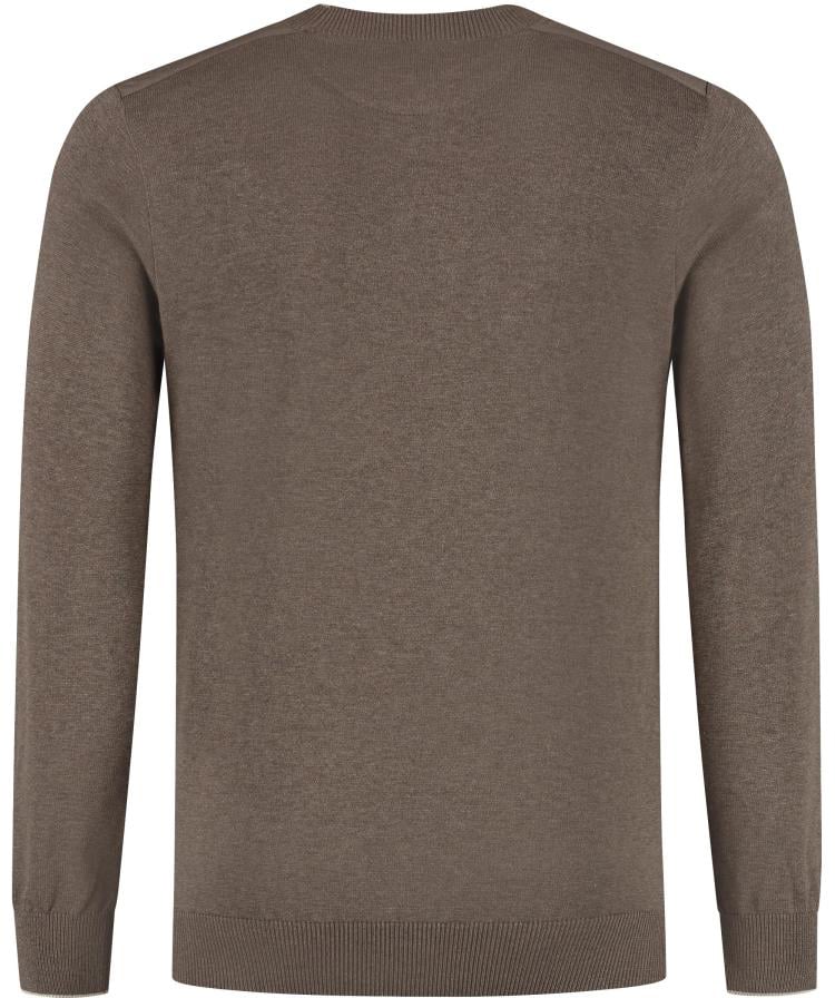 Paul & Shark Silk Cotton Round-neck Sweater Bruin