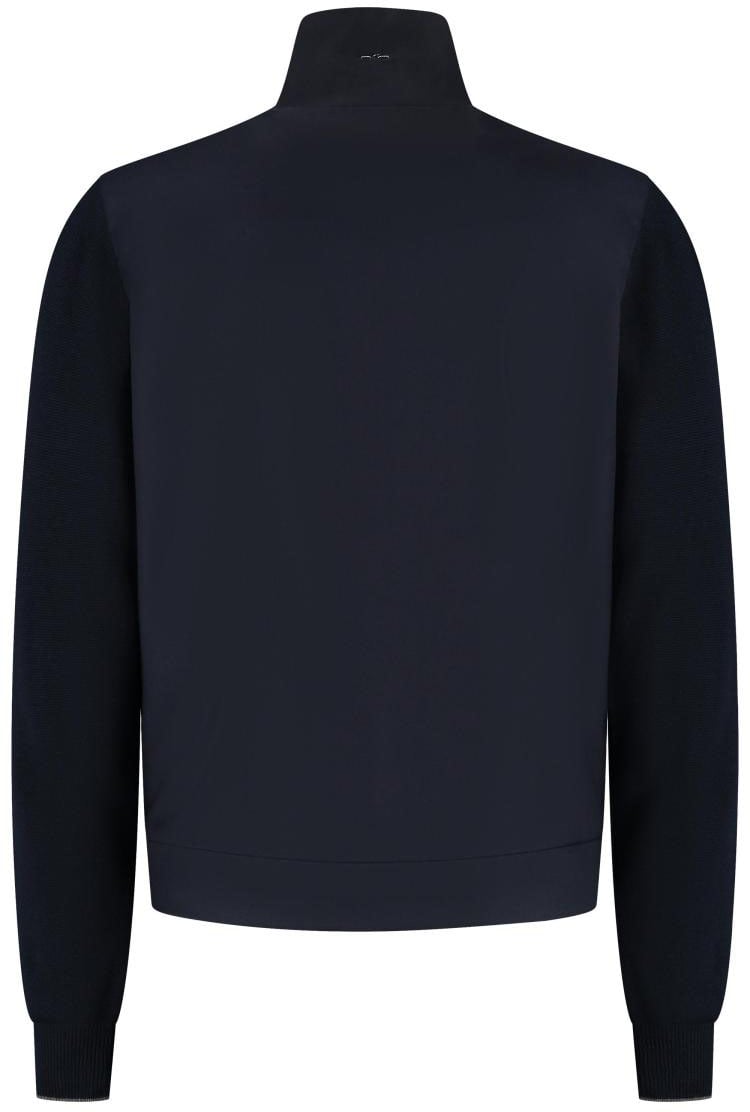 Paul & Shark Men's Knitted Wool Zipped Sweater Blauw