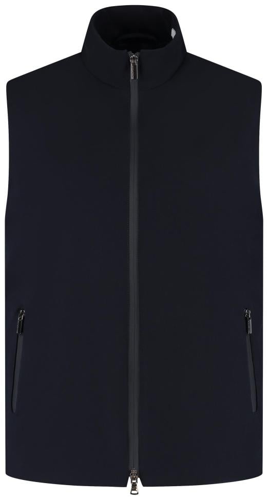 Paul & Shark Men's Woven Gilet Dynamic Stretch Blauw