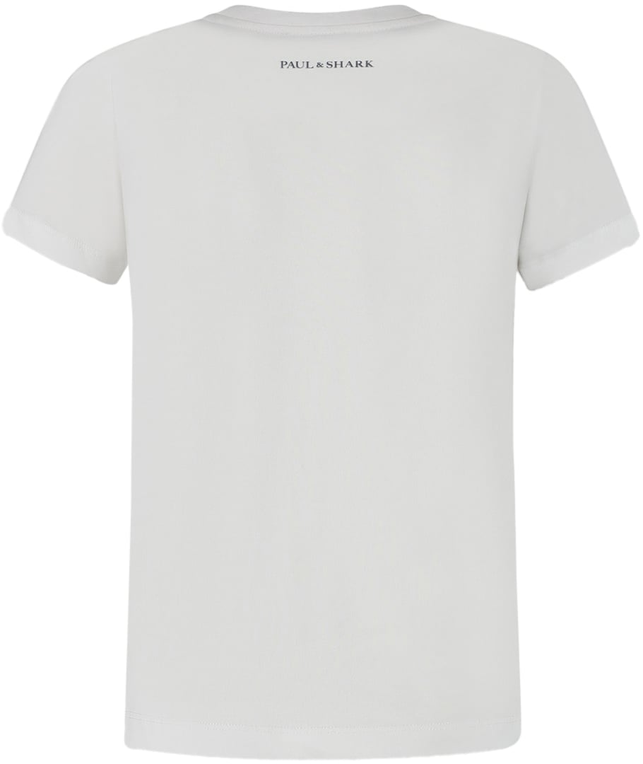Paul & Shark T-shirt Short Sleeve Wit