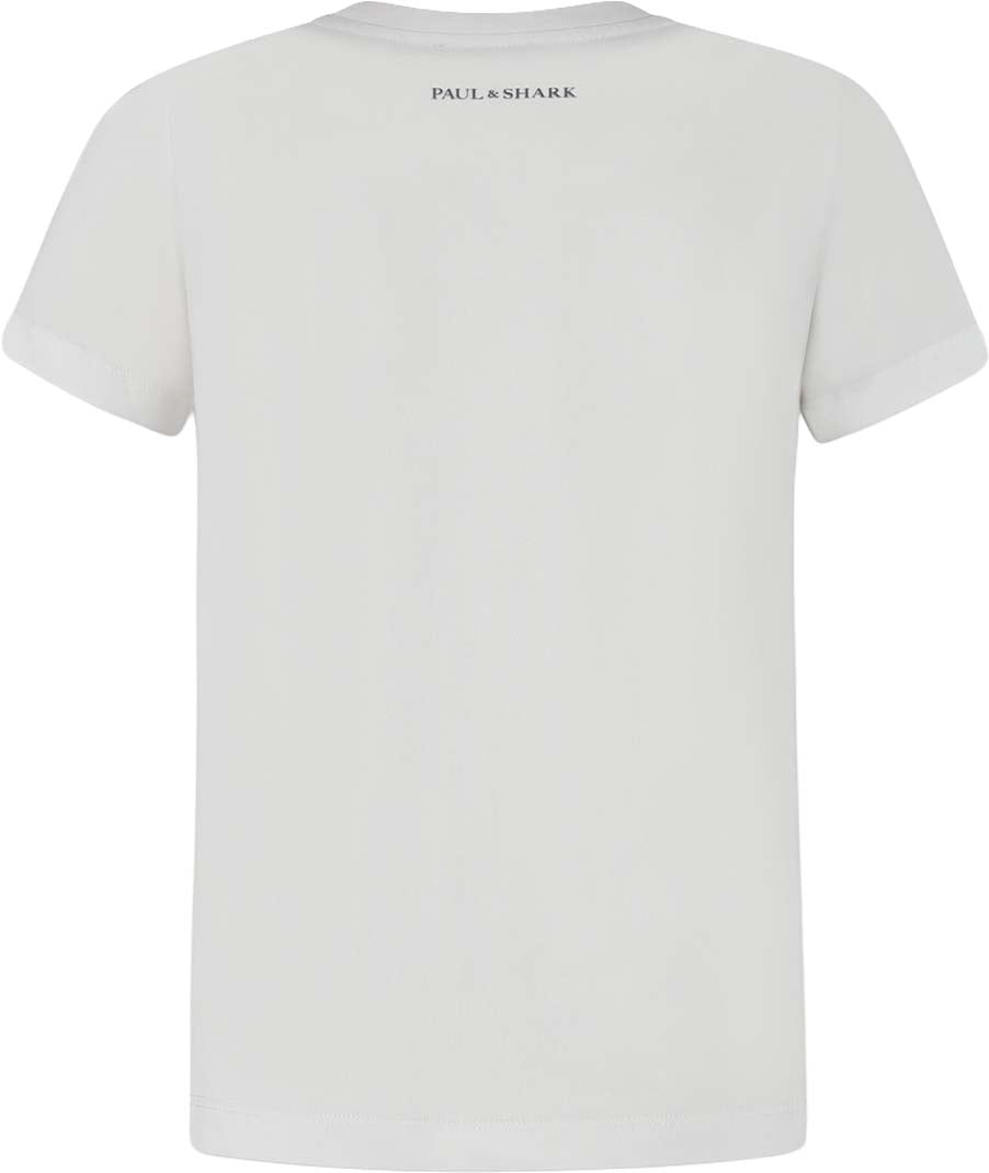 Paul & Shark T-shirt Short Sleeve Wit