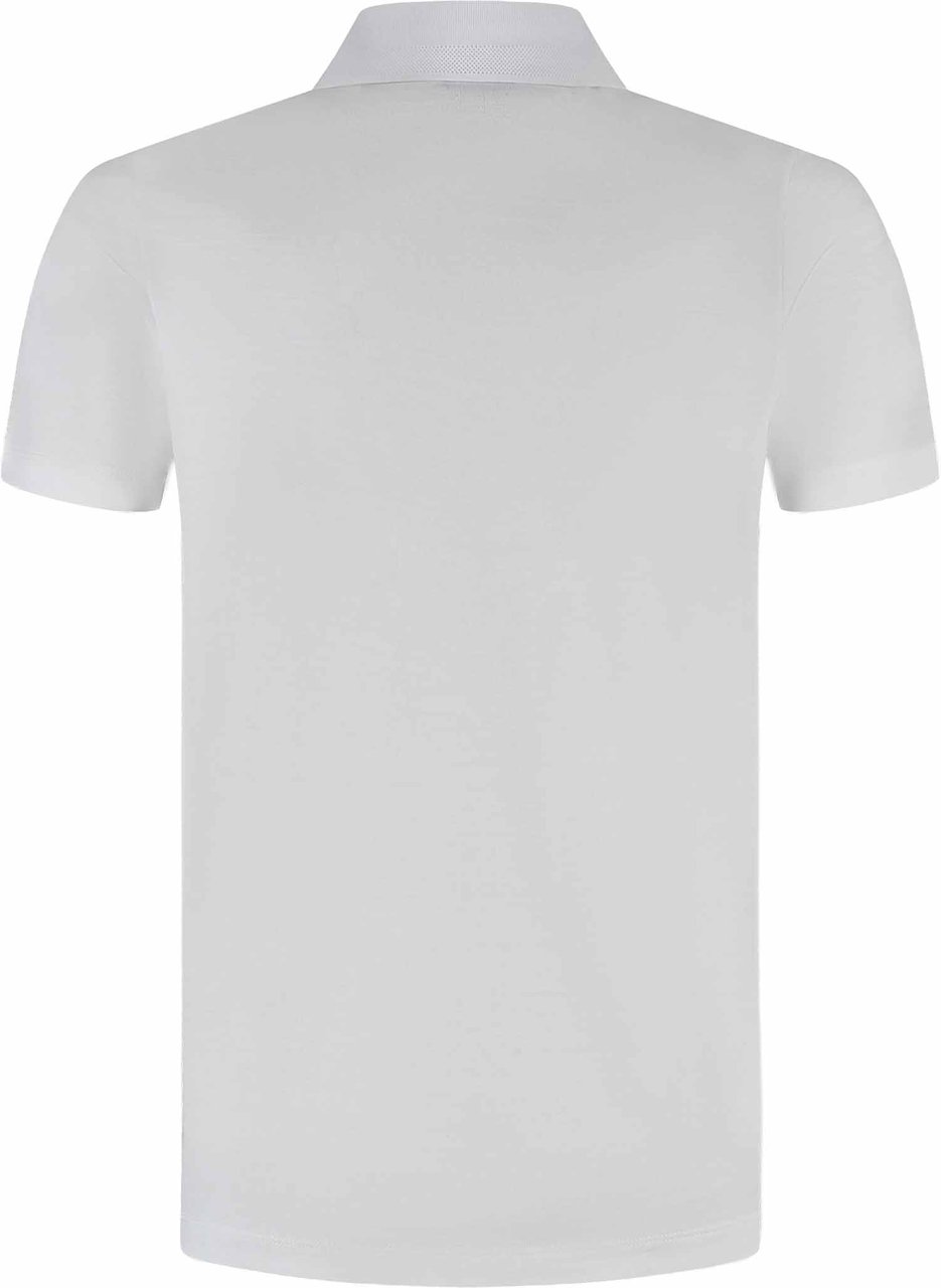 Paul & Shark Men's Knitted Cotton Zipped Polo Shirt Wit