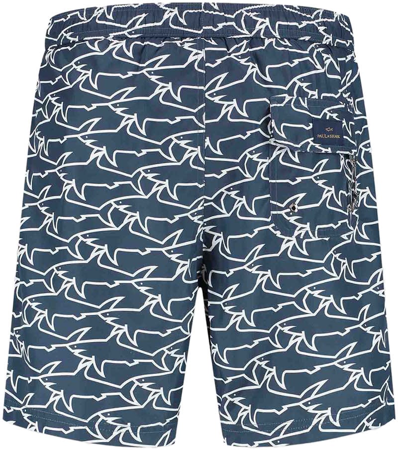 Paul & Shark Men's Woven Swimsuit Blauw