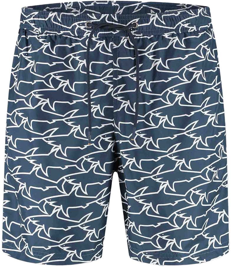 Paul & Shark Men's Woven Swimsuit Blauw