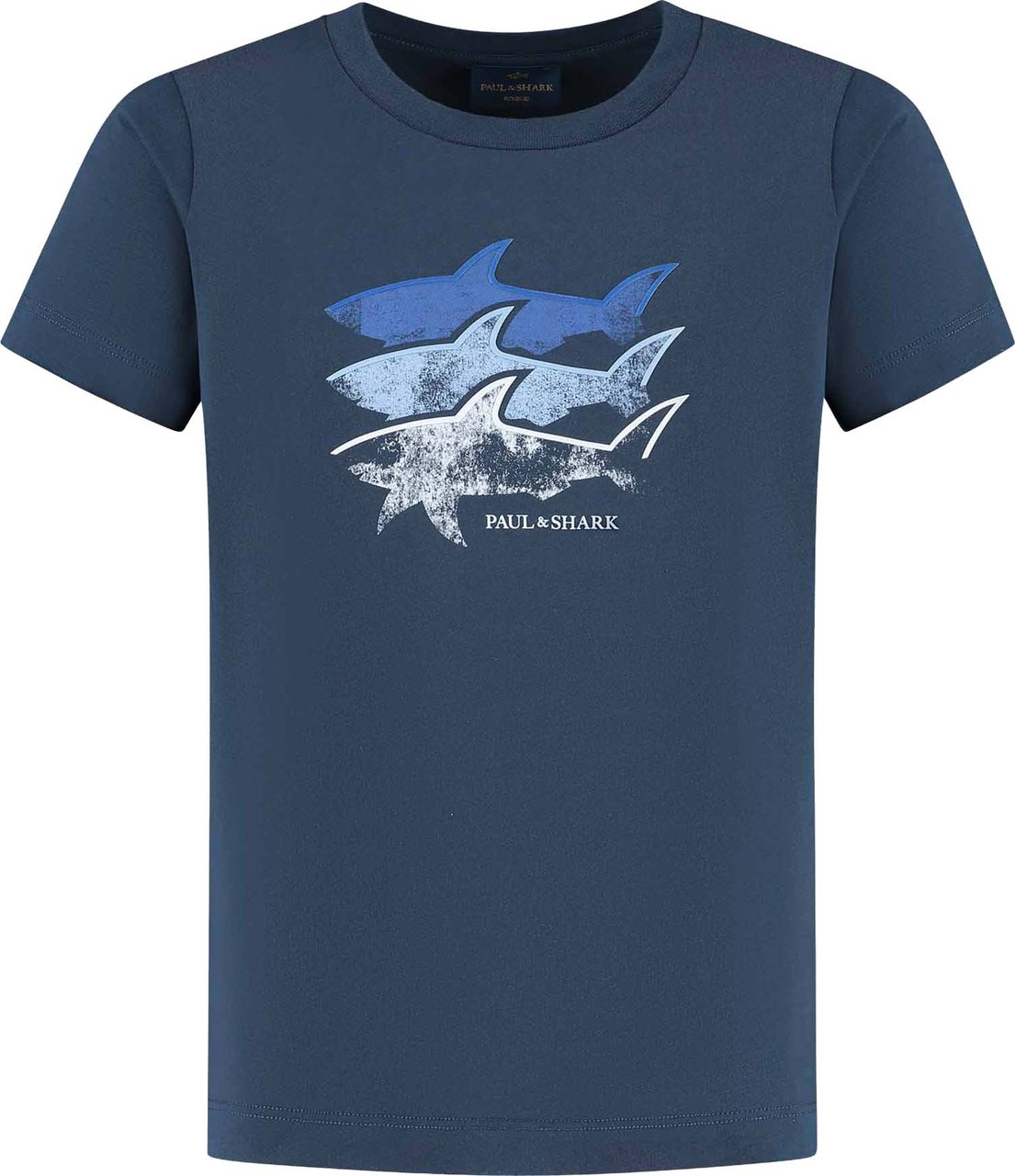 Paul & Shark T-shirt Short Sleeve Blauw