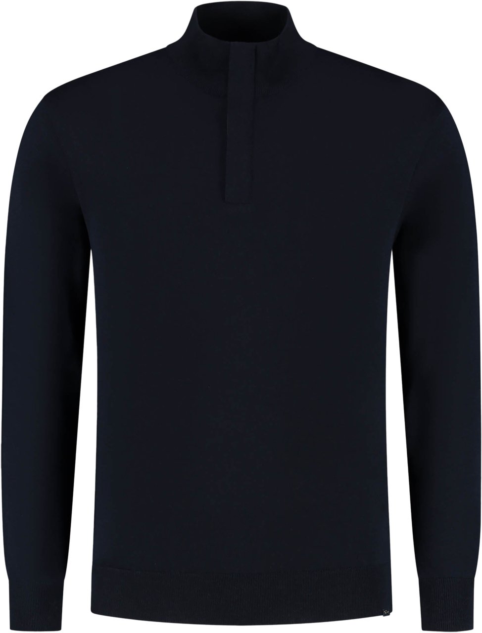 Paul & Shark Men's Knitted Wool Zipped Sweater Blauw