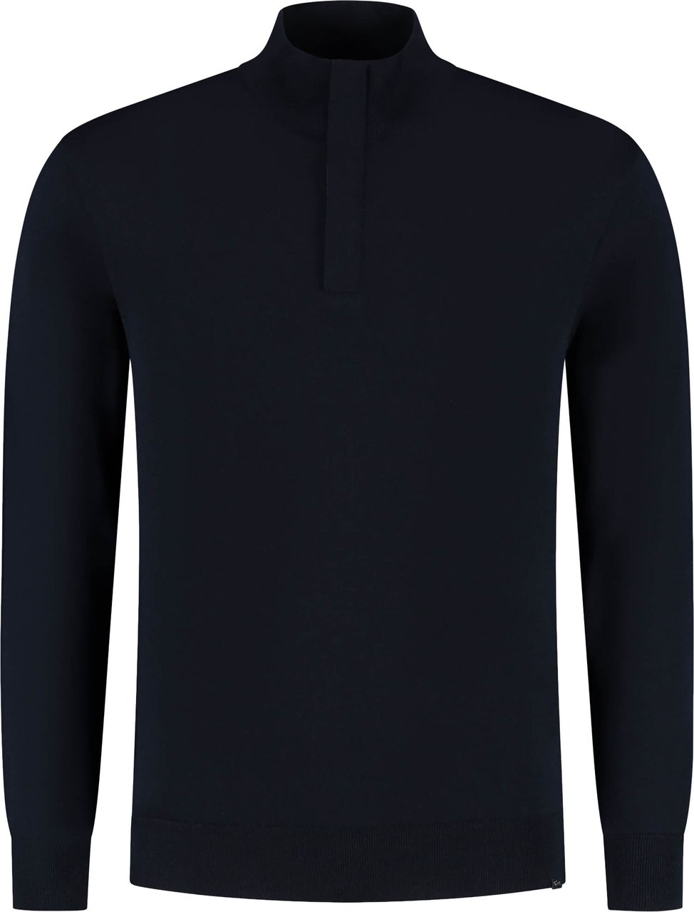 Paul & Shark Men's Knitted Wool Zipped Sweater Blauw