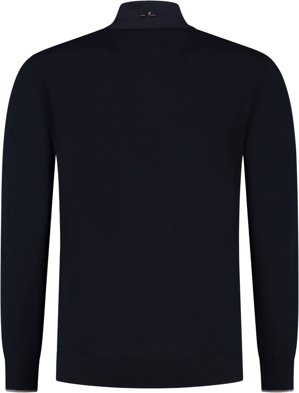 Paul & Shark Men's Knitted Wool Zipped Sweater Blauw