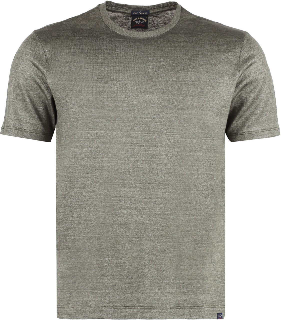 Paul & Shark Linen t-shirt Groen