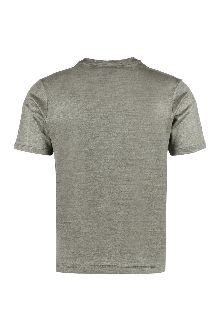 Paul & Shark Linen t-shirt Groen
