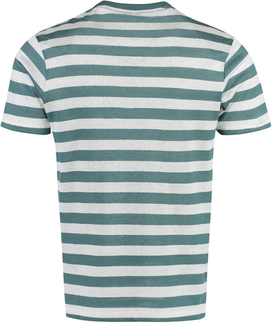 Paul & Shark Striped linen-cotton blend T-shirt Wit