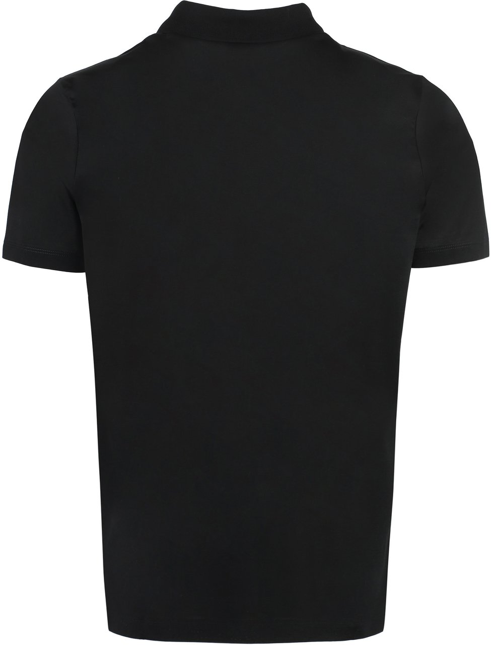 Paul & Shark Short sleeve cotton polo shirt Zwart