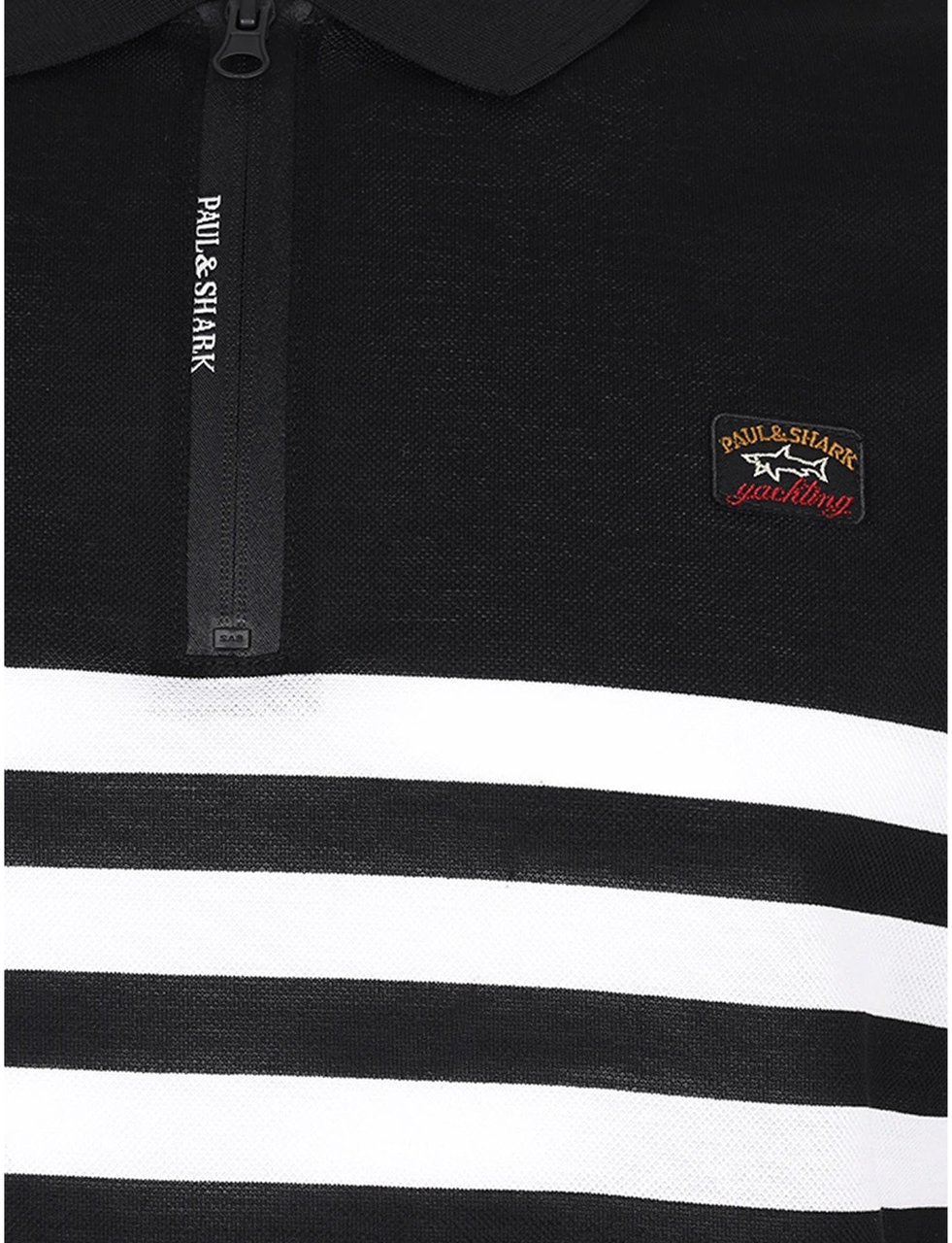 Paul & Shark Cotton Polo Zwart