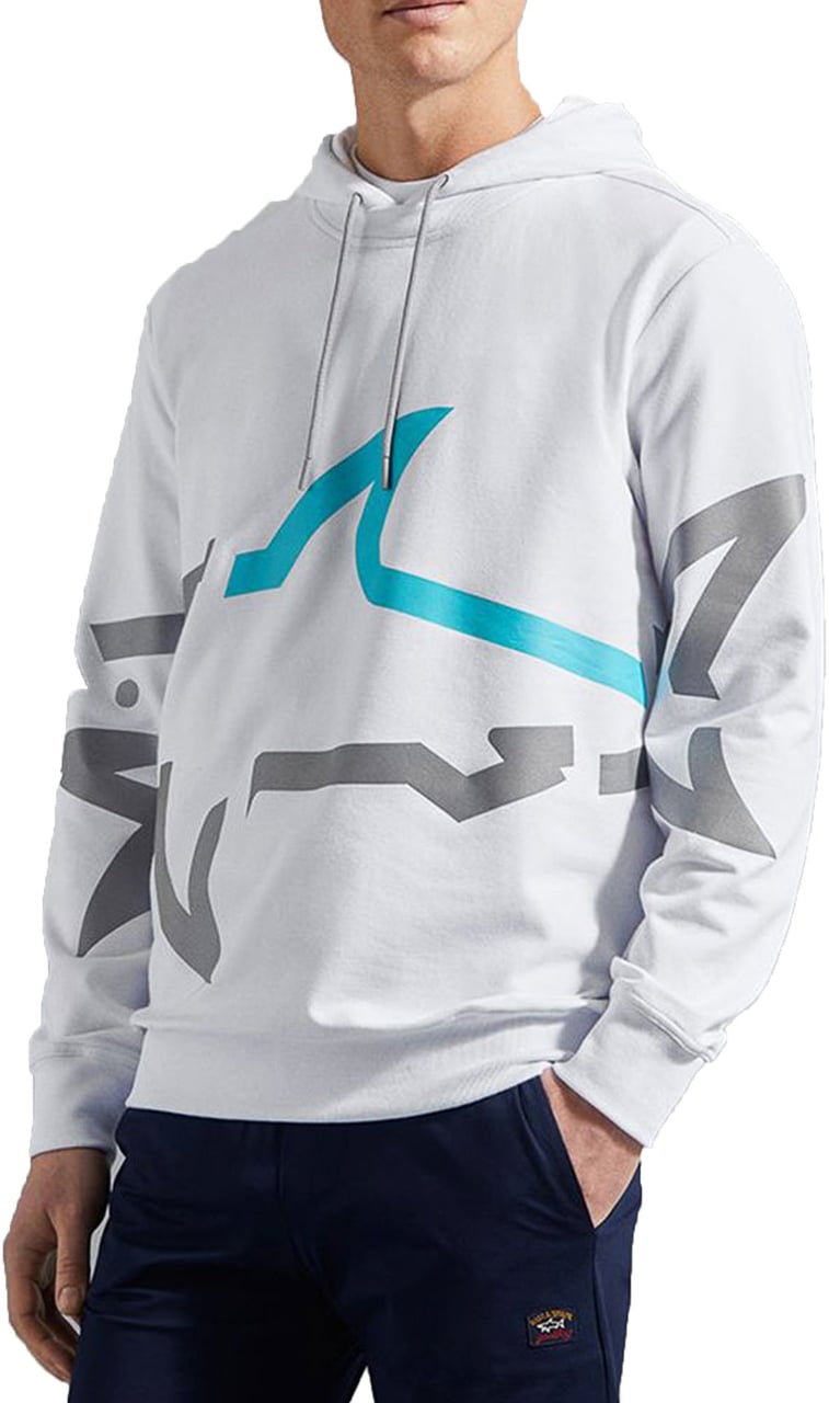 Paul & Shark Hooded Sweatshirt Wit