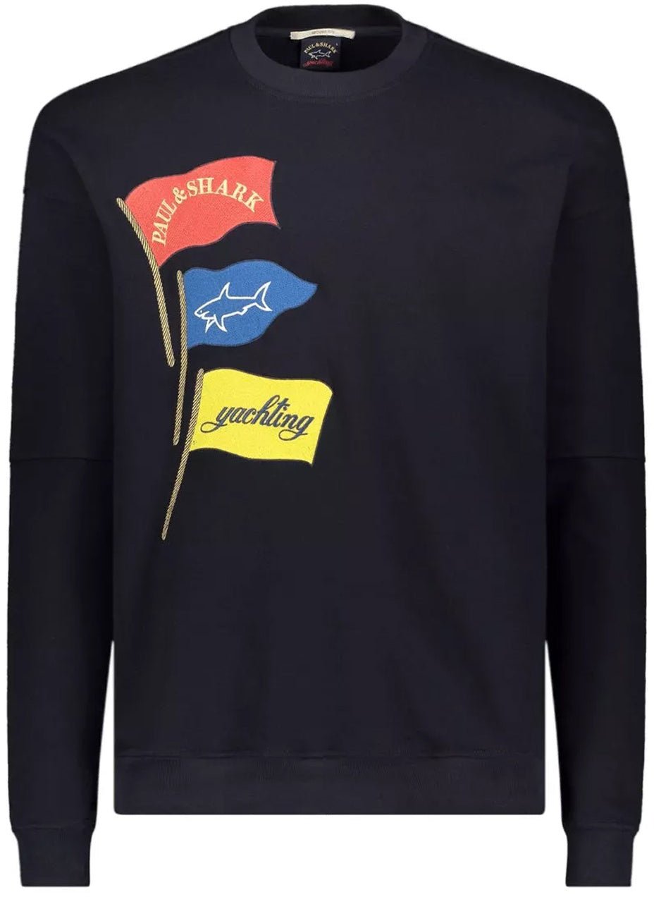 Paul & Shark Paul & Shark Cotton Sweatshirt Blauw