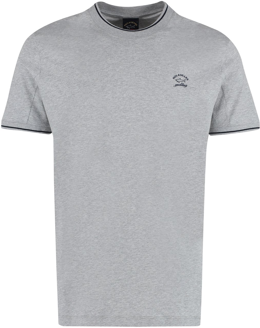 Paul & Shark Logo cotton t-shirt Grijs