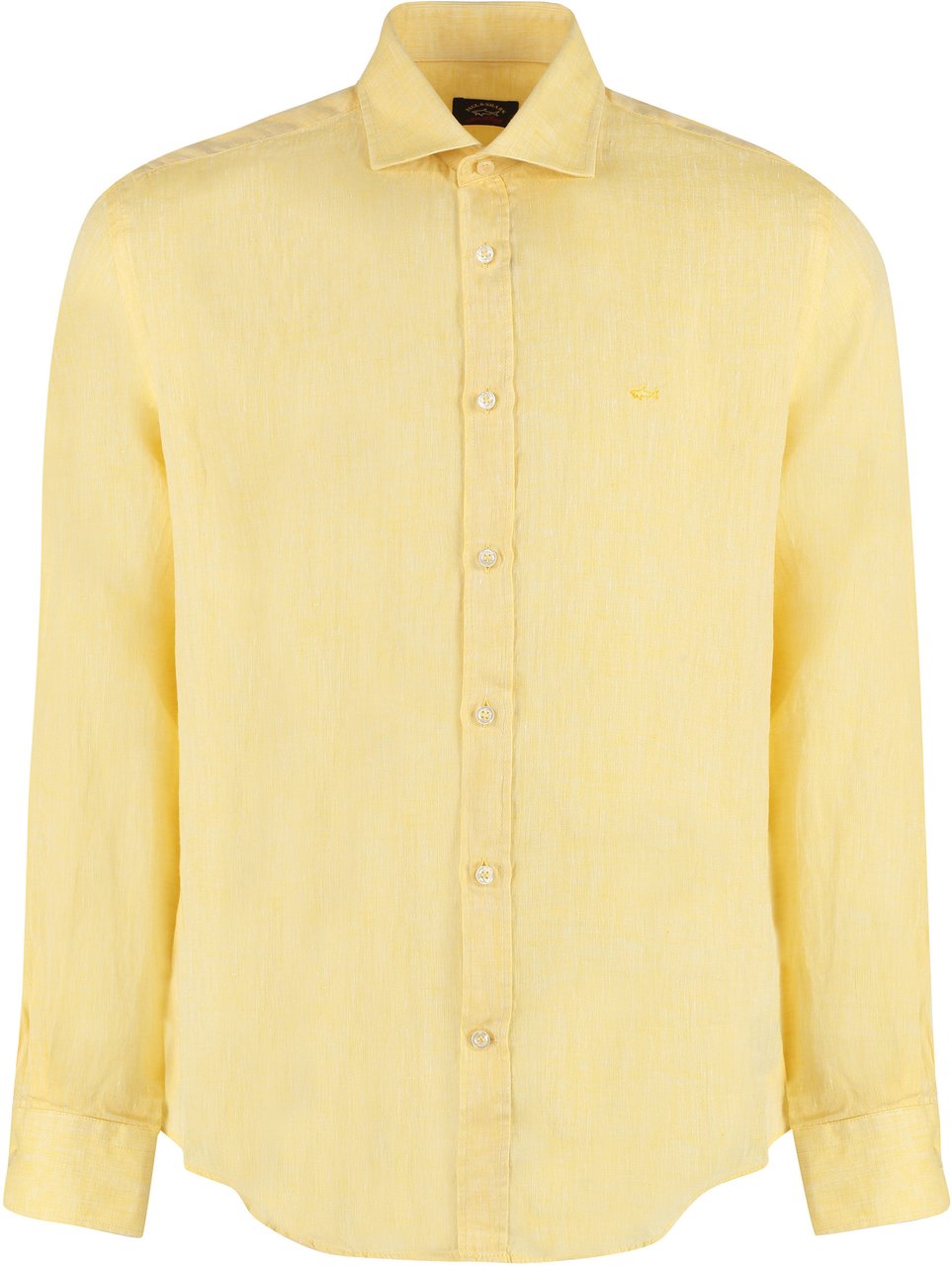 Paul & Shark Linen shirt Geel