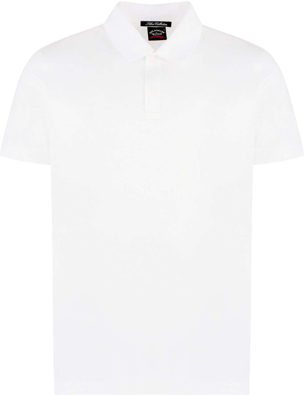 Paul & Shark Short sleeve cotton polo shirt Wit