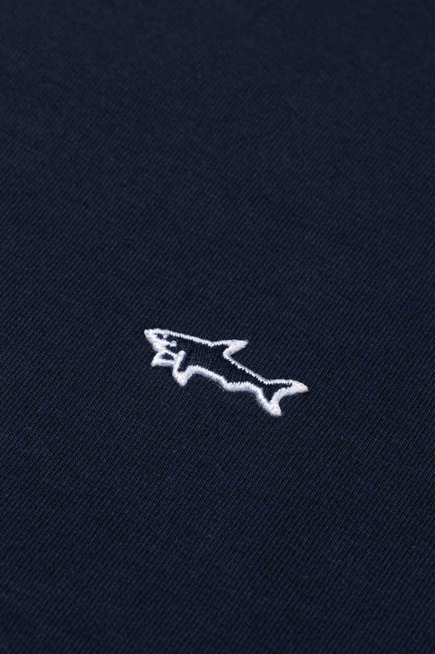 Paul & Shark Sweatshirt W/hood Blauw