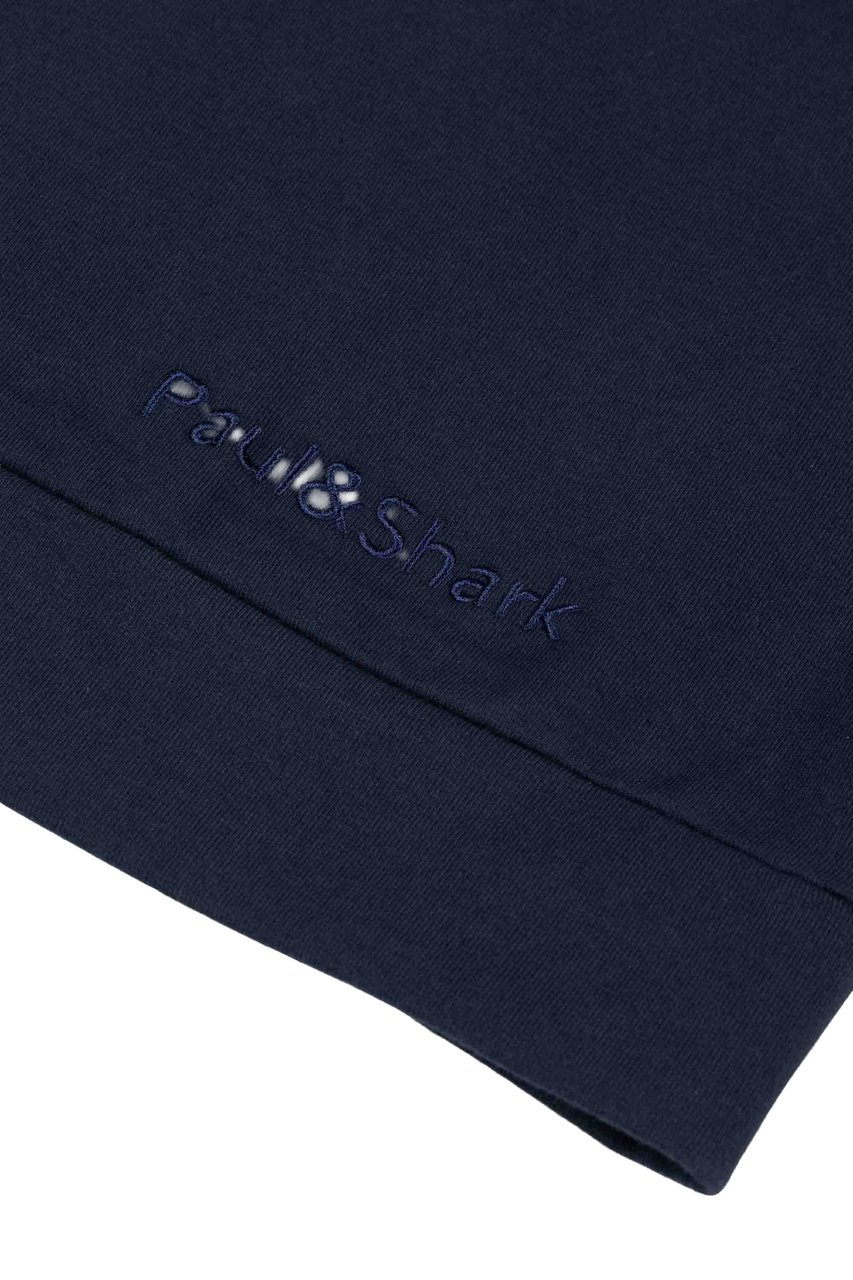 Paul & Shark Sweatshirt W/hood Blauw