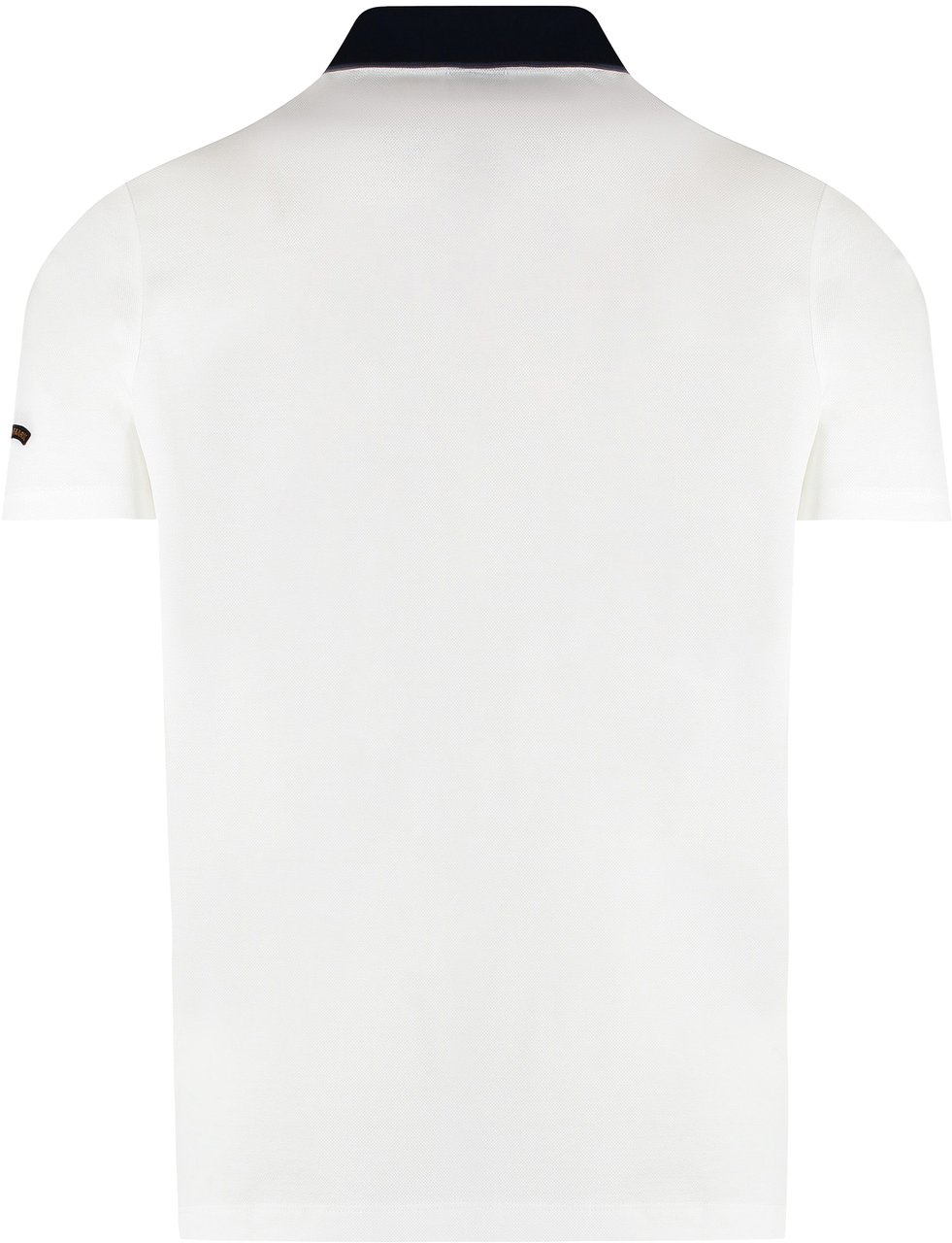 Paul & Shark Short sleeve cotton polo shirt Wit