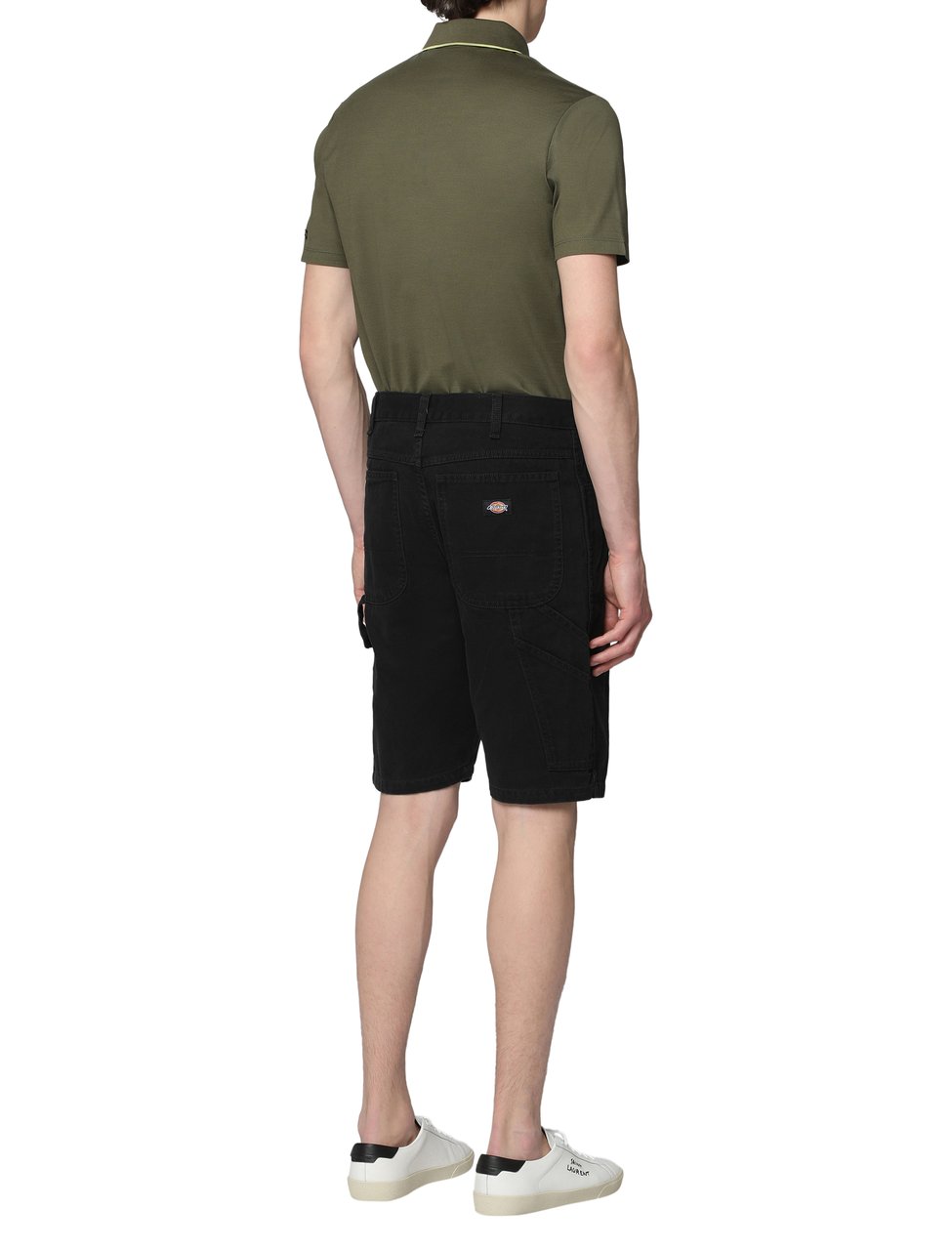 Paul & Shark Short sleeve cotton polo shirt Groen