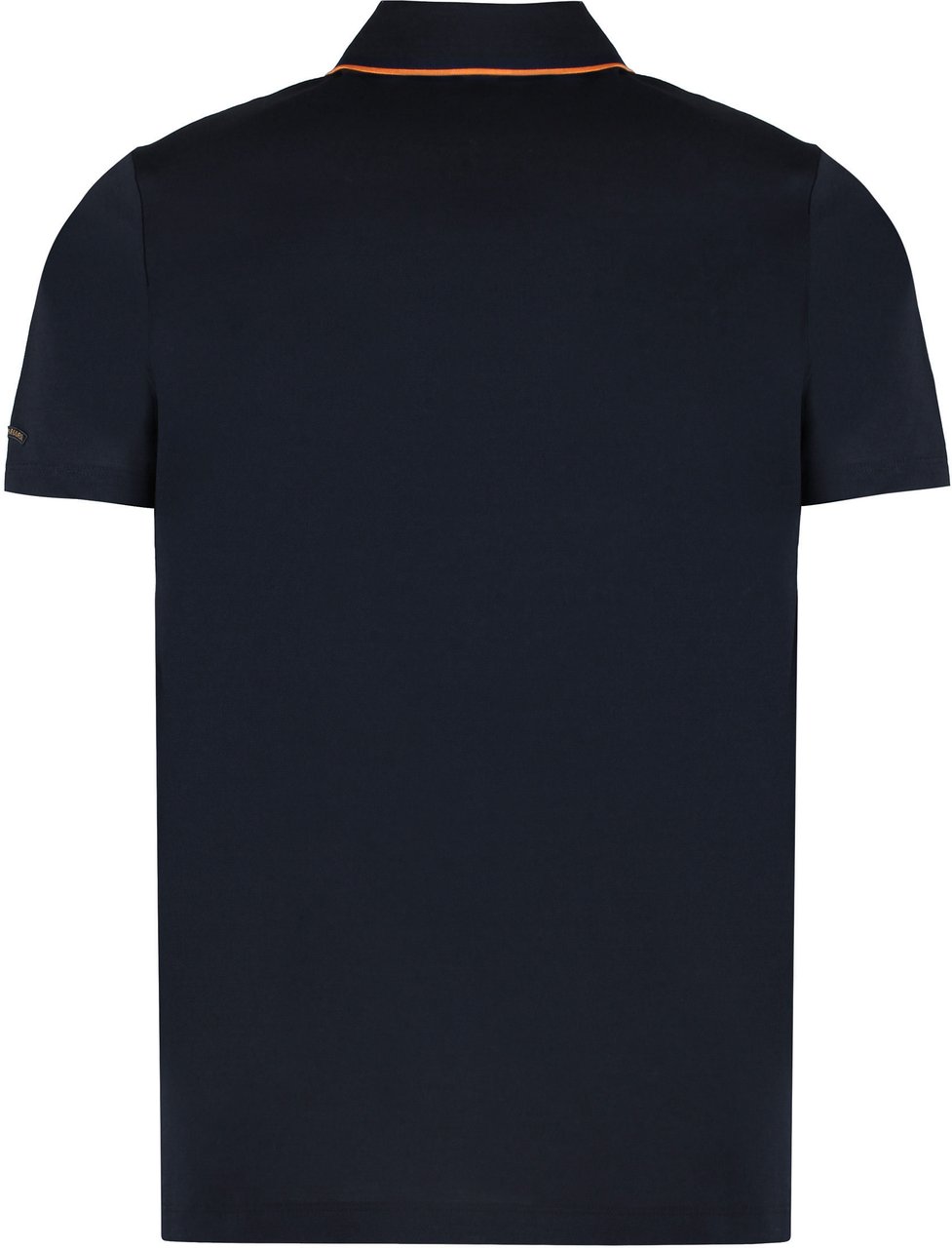 Paul & Shark Short sleeve cotton polo shirt Blauw