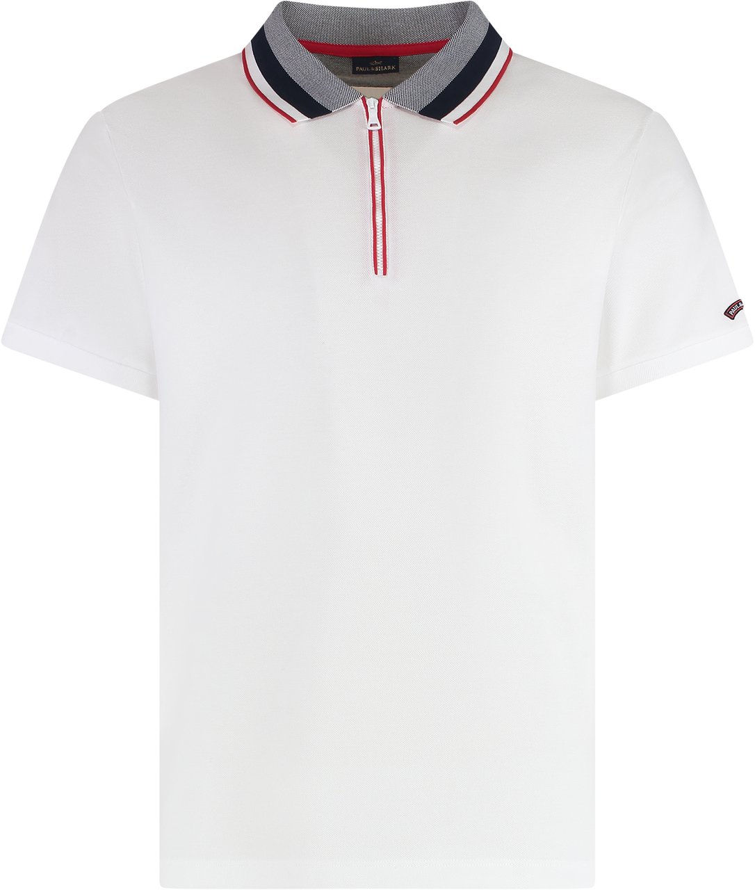 Paul & Shark Cotton-piqué polo shirt Wit