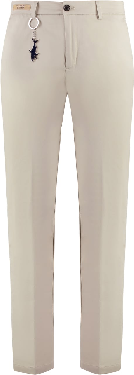 Paul & Shark Stretch cotton trousers Neutraal