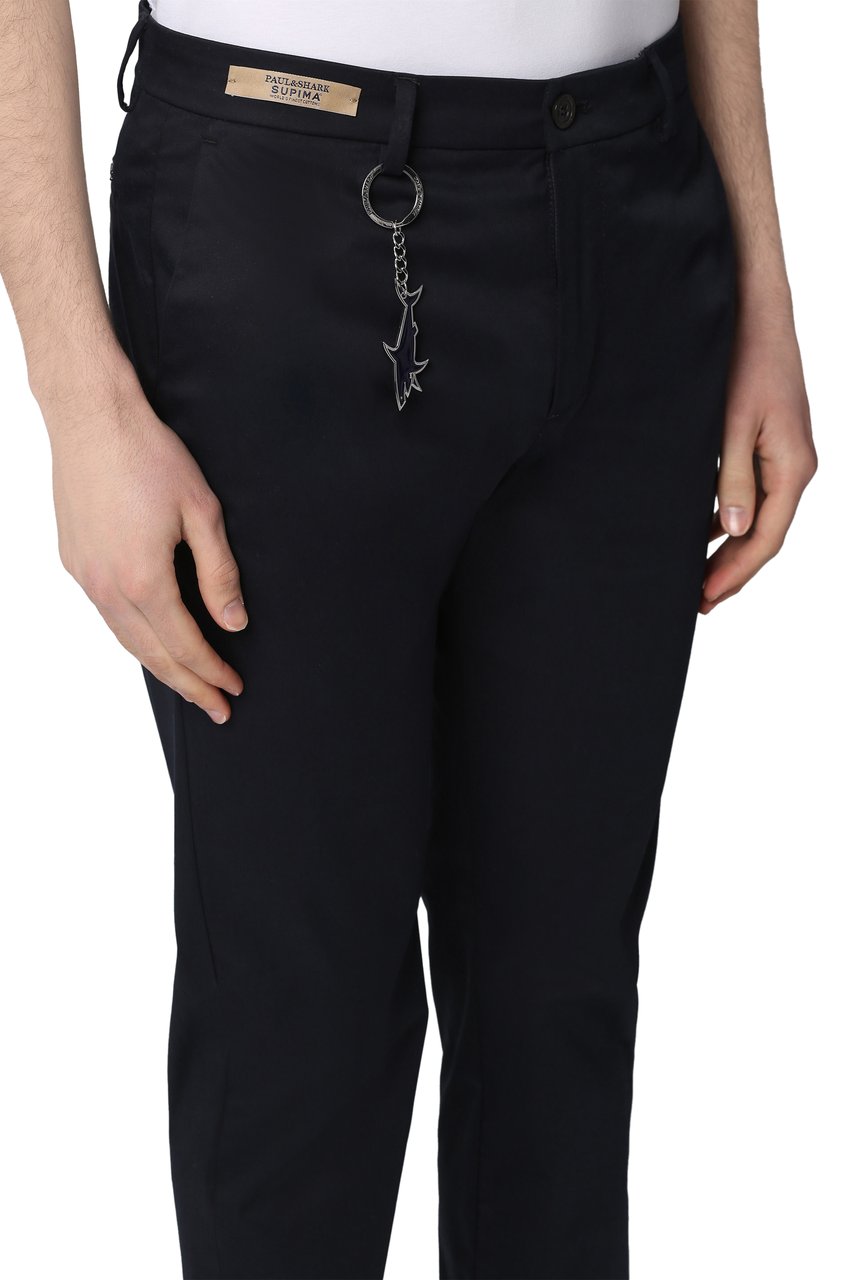 Paul & Shark Stretch cotton trousers Blauw