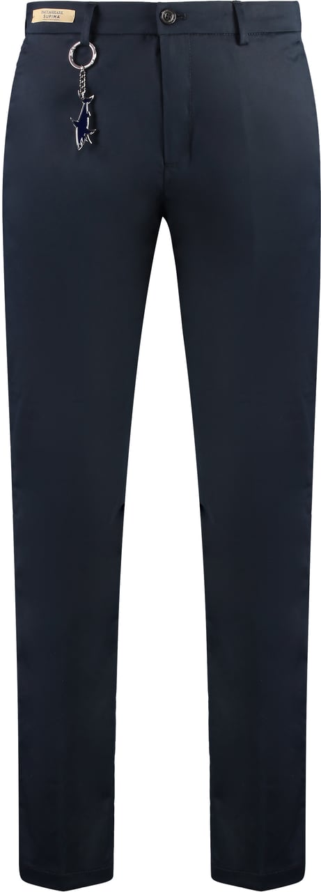 Paul & Shark Stretch cotton trousers Blauw