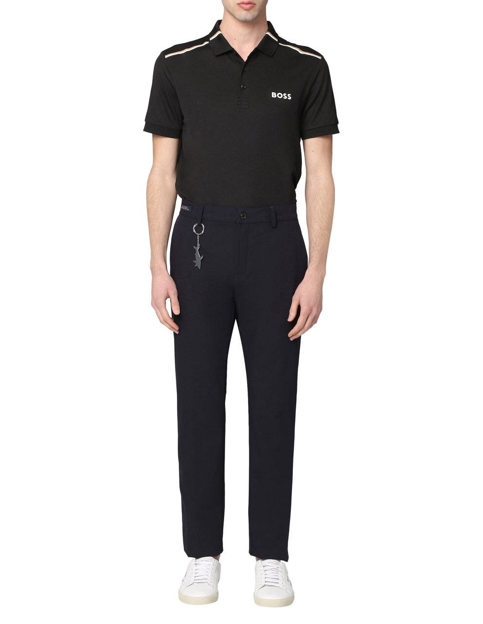 Paul & Shark Technical-nylon pants Blauw