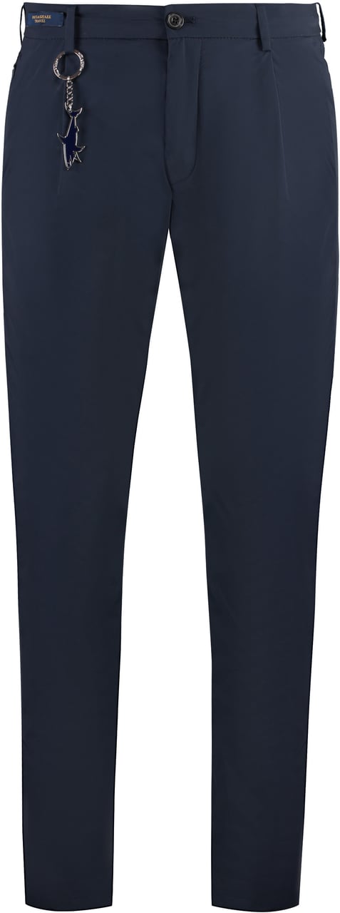 Paul & Shark Technical-nylon pants Blauw