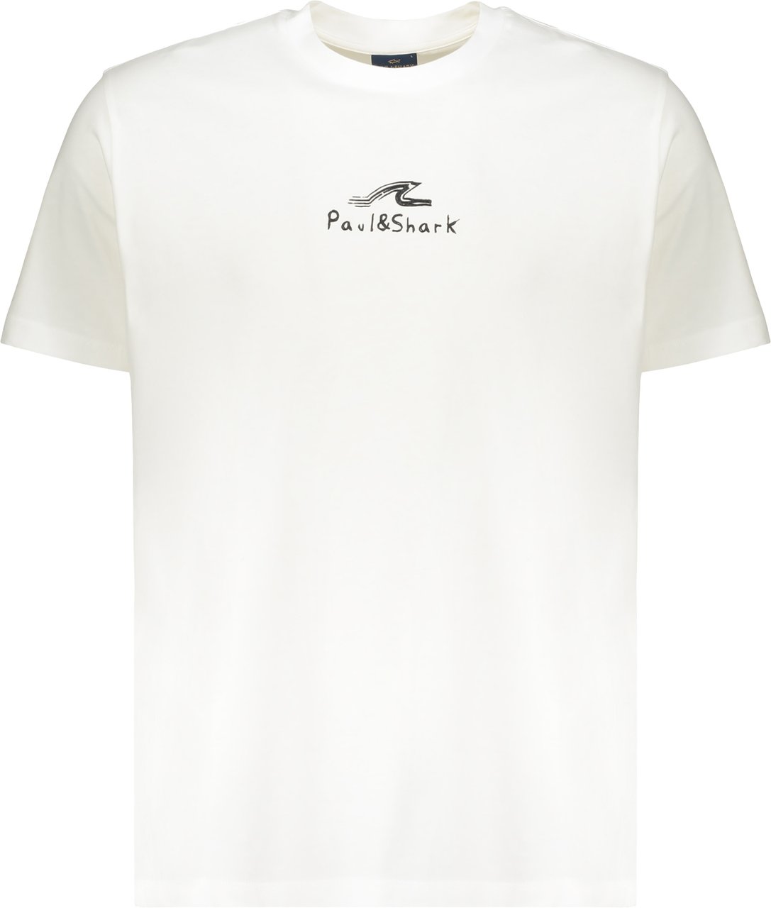 Paul & Shark White cotton t-shirt elegant and comfortable Wit