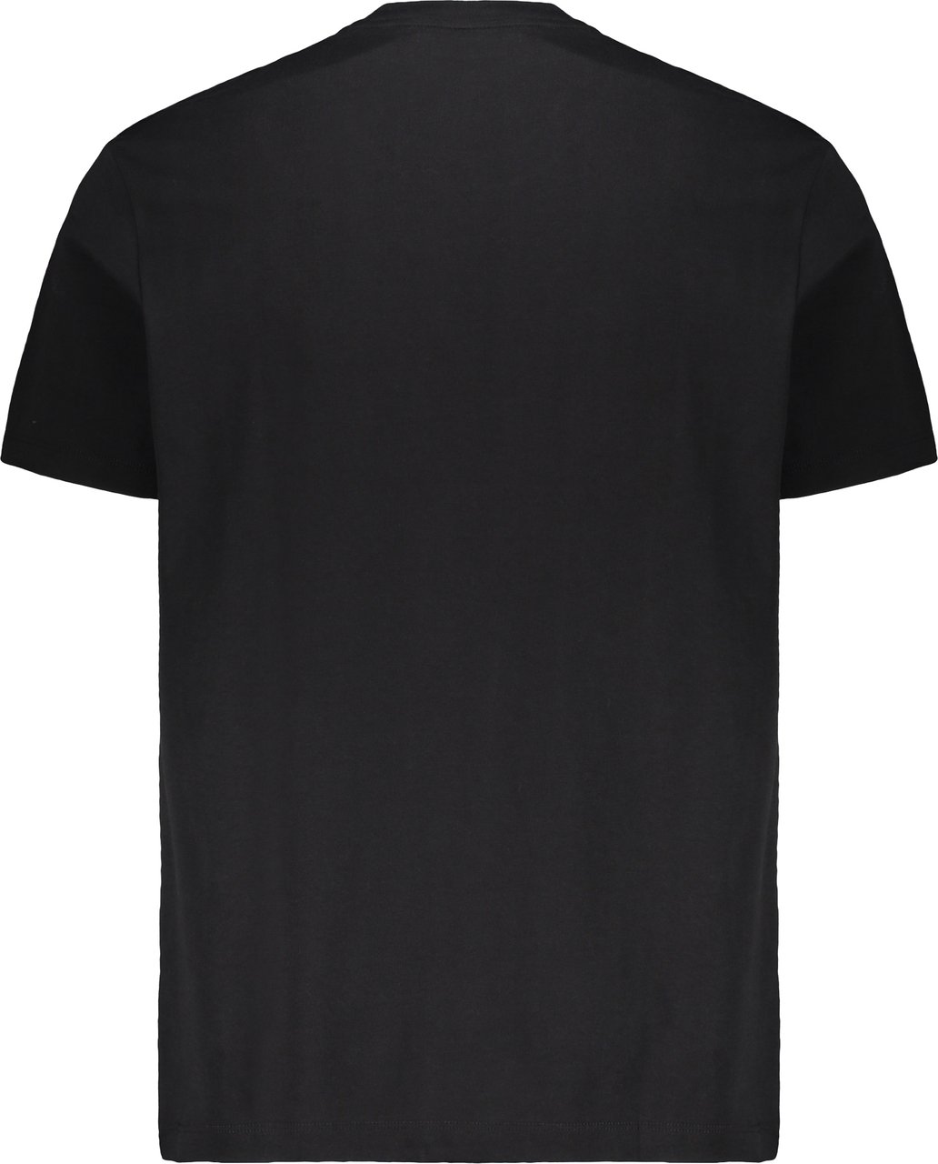 Paul & Shark Black graphic T-shirt in soft cotton Zwart