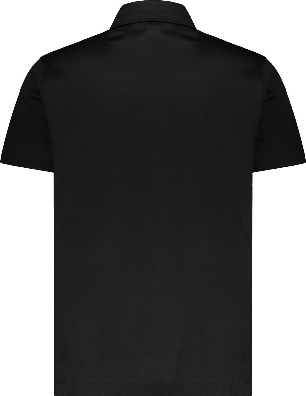 Paul & Shark Cotton polo with short sleeves Zwart