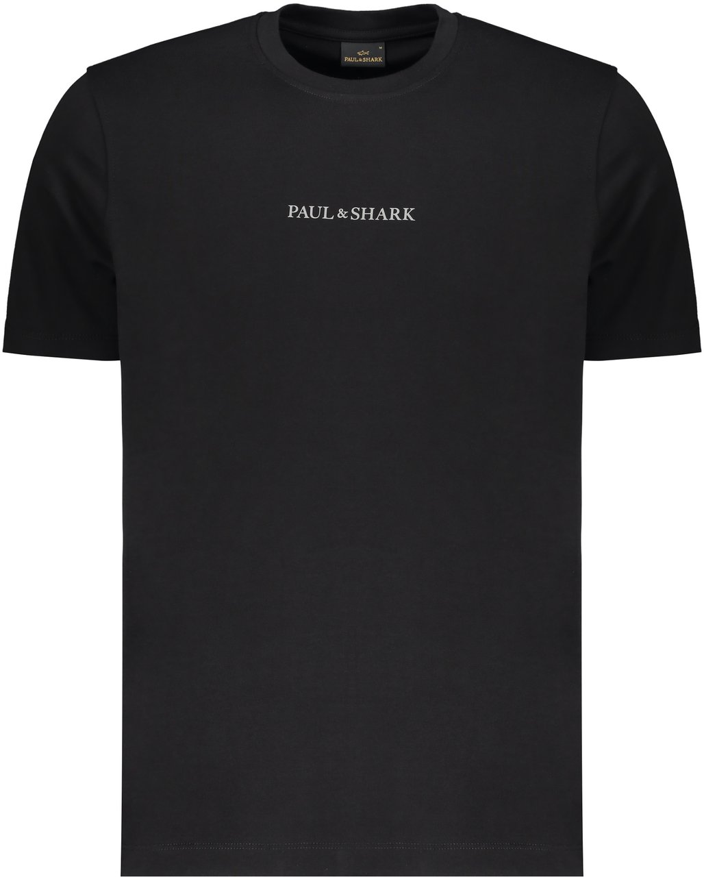 Paul & Shark Black t-shirt for men in cotton Zwart