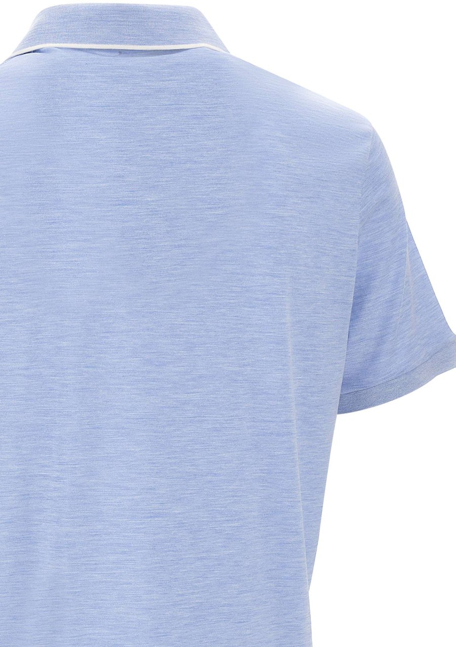 Paul & Shark T-Shirts And Polos Light Blue Lichtblauw