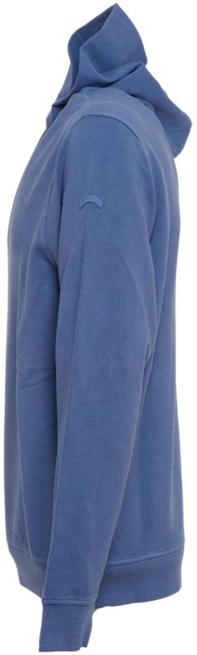 Paul & Shark High-Quality Light Blue Sweatshirt With Hood Blauw