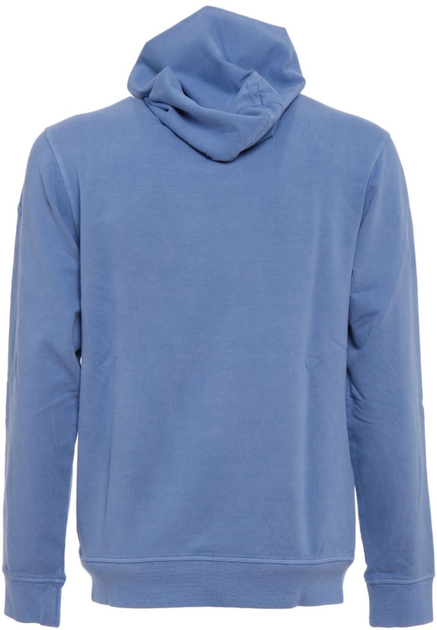 Paul & Shark High-Quality Light Blue Sweatshirt With Hood Blauw