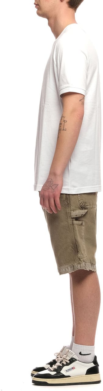 Paul & Shark Basic T-Shirt With Ribbed Crew Neck Wit