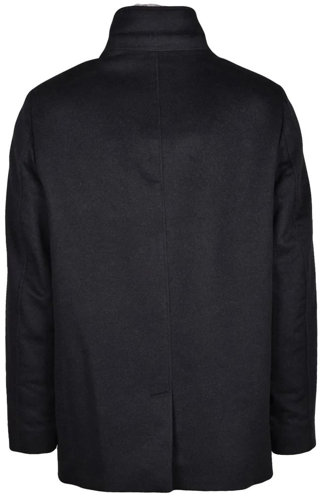 Paul & Shark Parka Cashmere Fur - Black Zwart