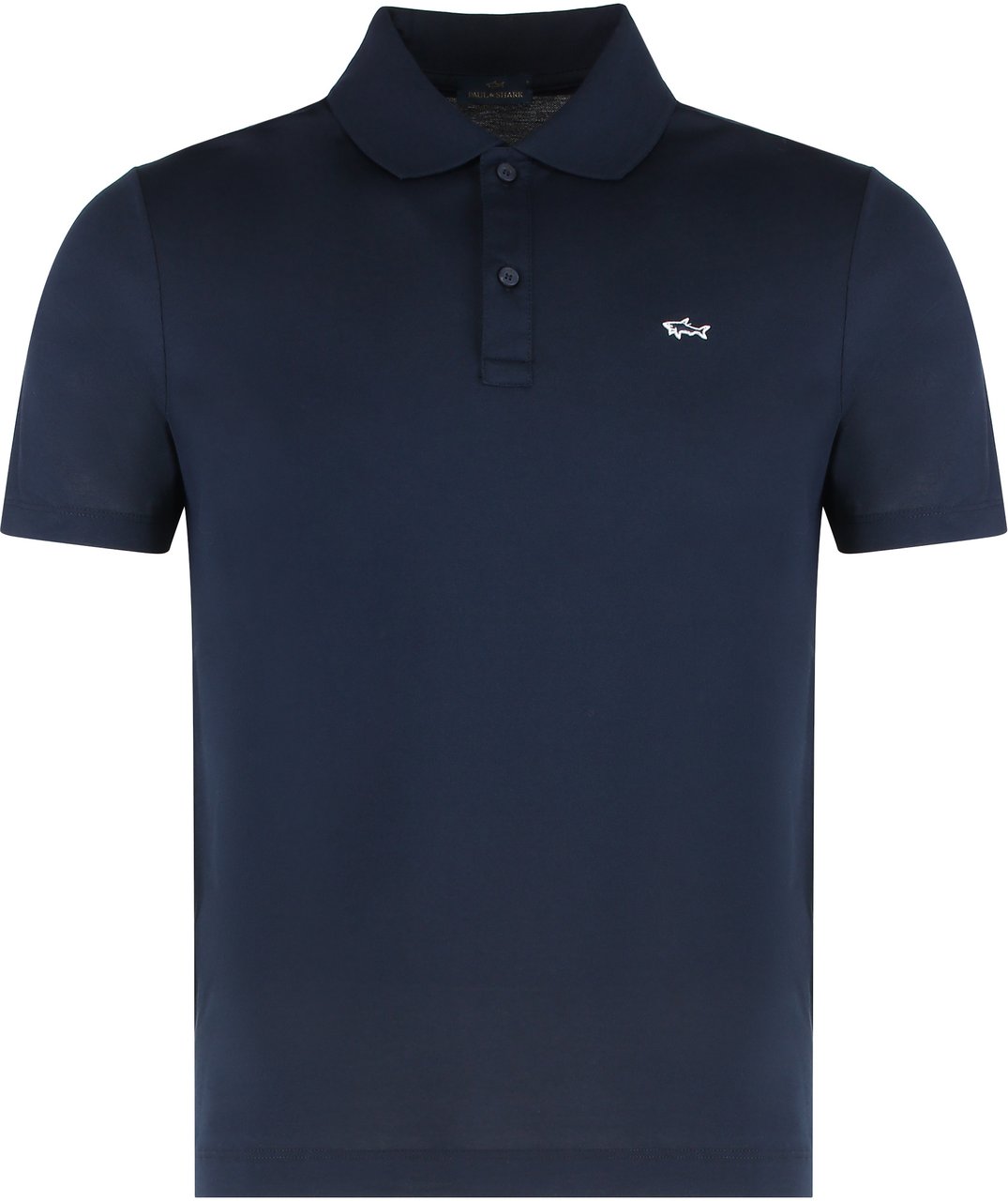 Paul & Shark Cotton pique polo Blauw