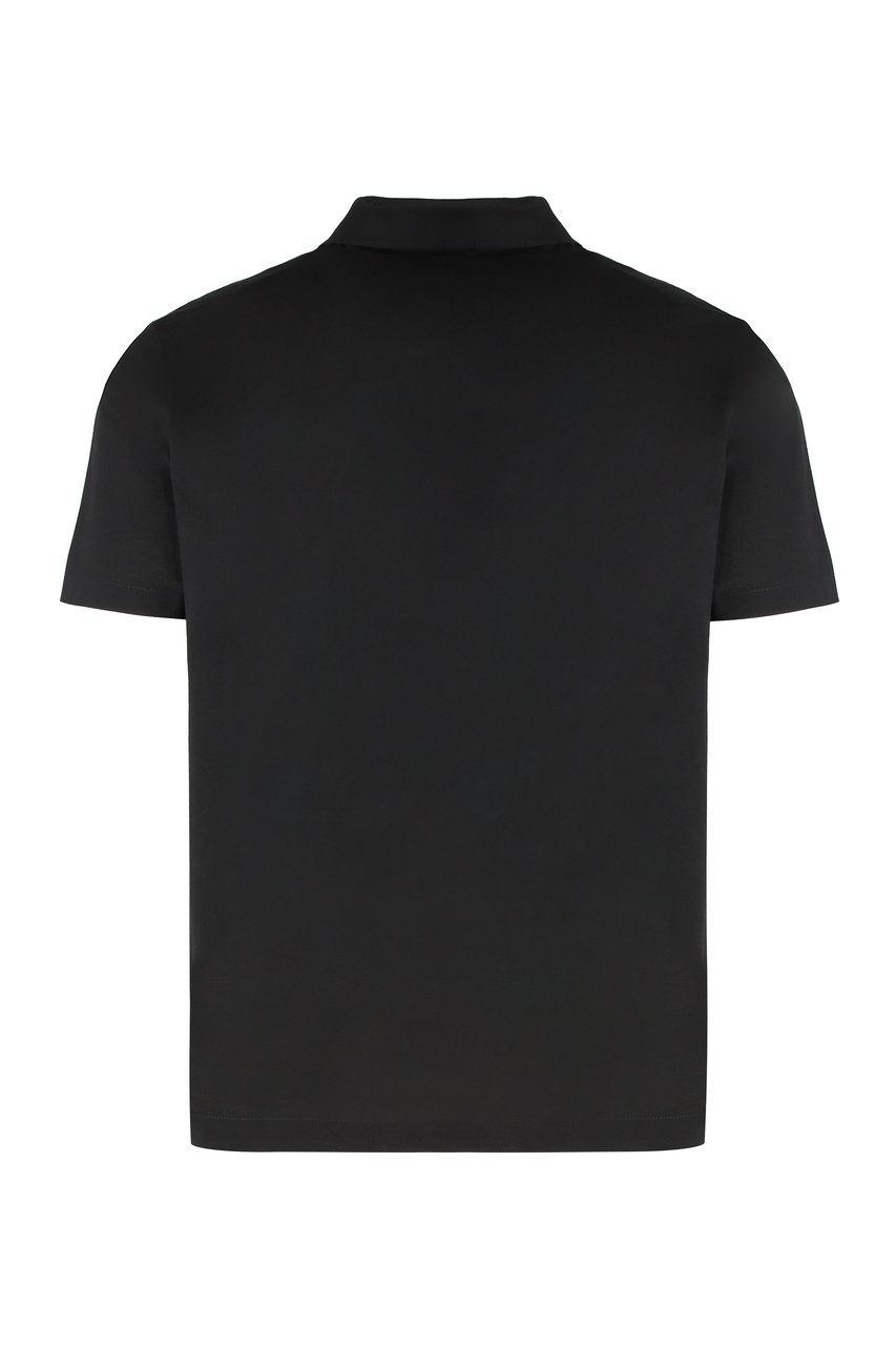 Paul & Shark Cotton-piqué polo shirt Zwart