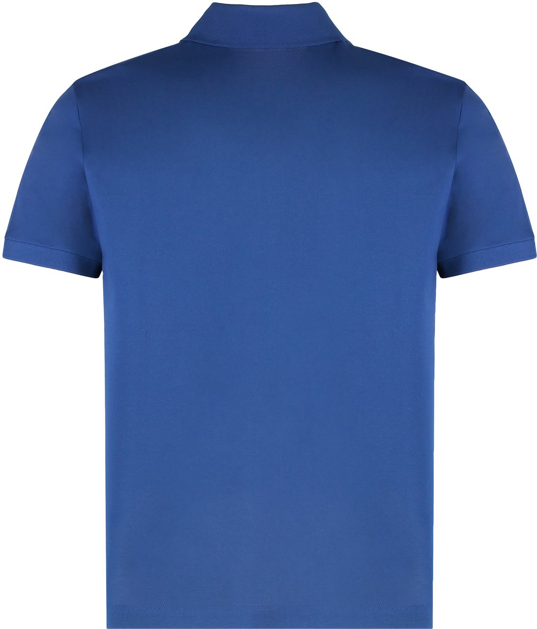 Paul & Shark Cotton piqué polo shirt Blauw