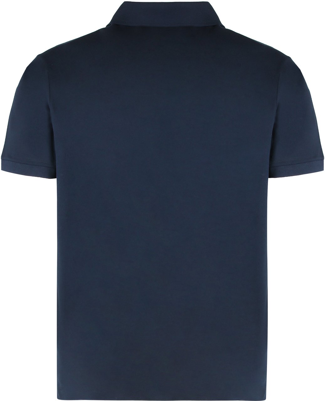 Paul & Shark Cotton piqué polo shirt Blauw