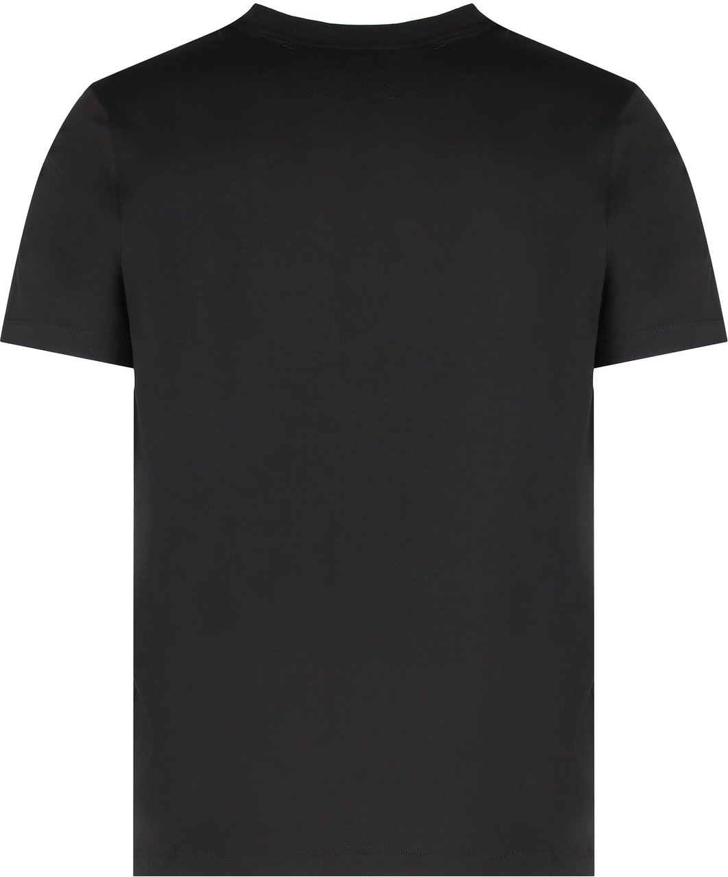Paul & Shark Cotton t-shirt with logo print Zwart