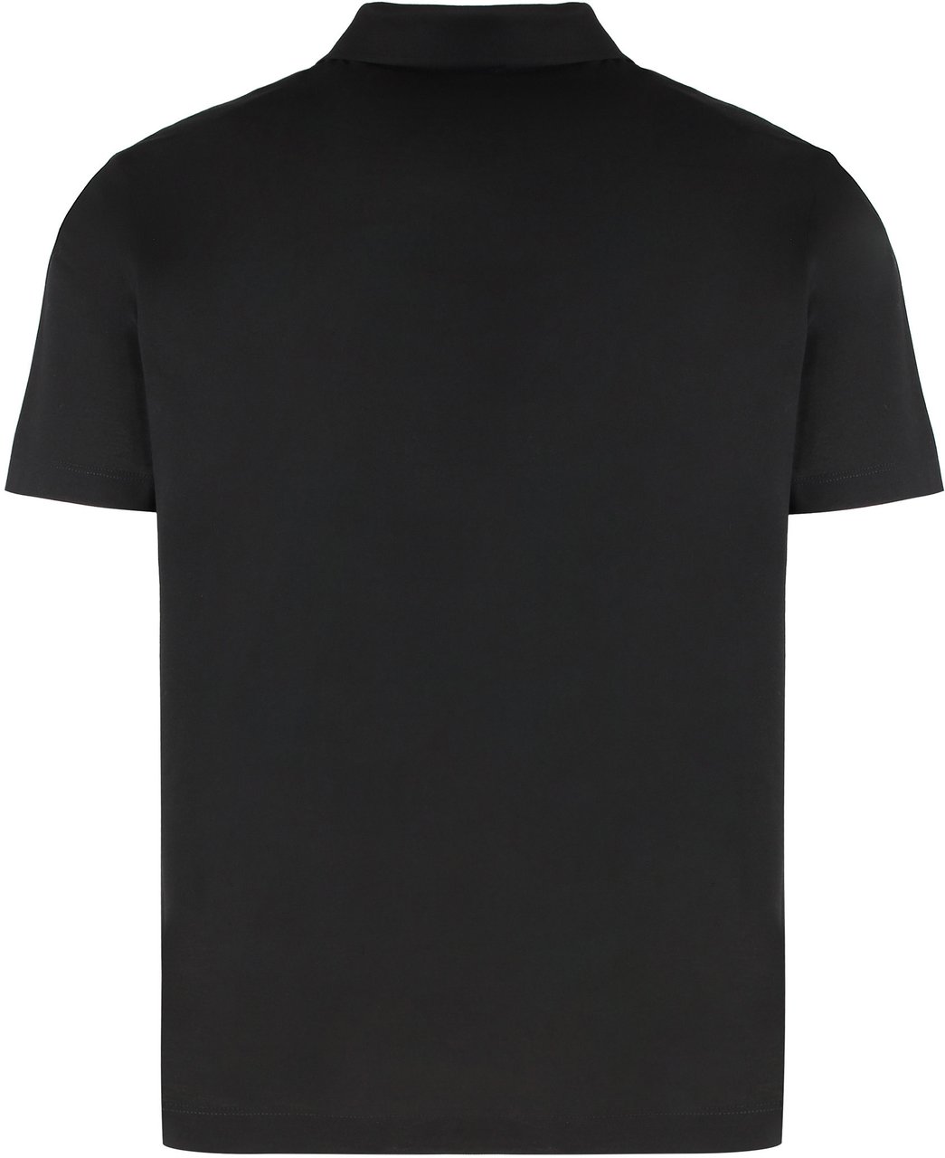 Paul & Shark Cotton piqué polo shirt Zwart