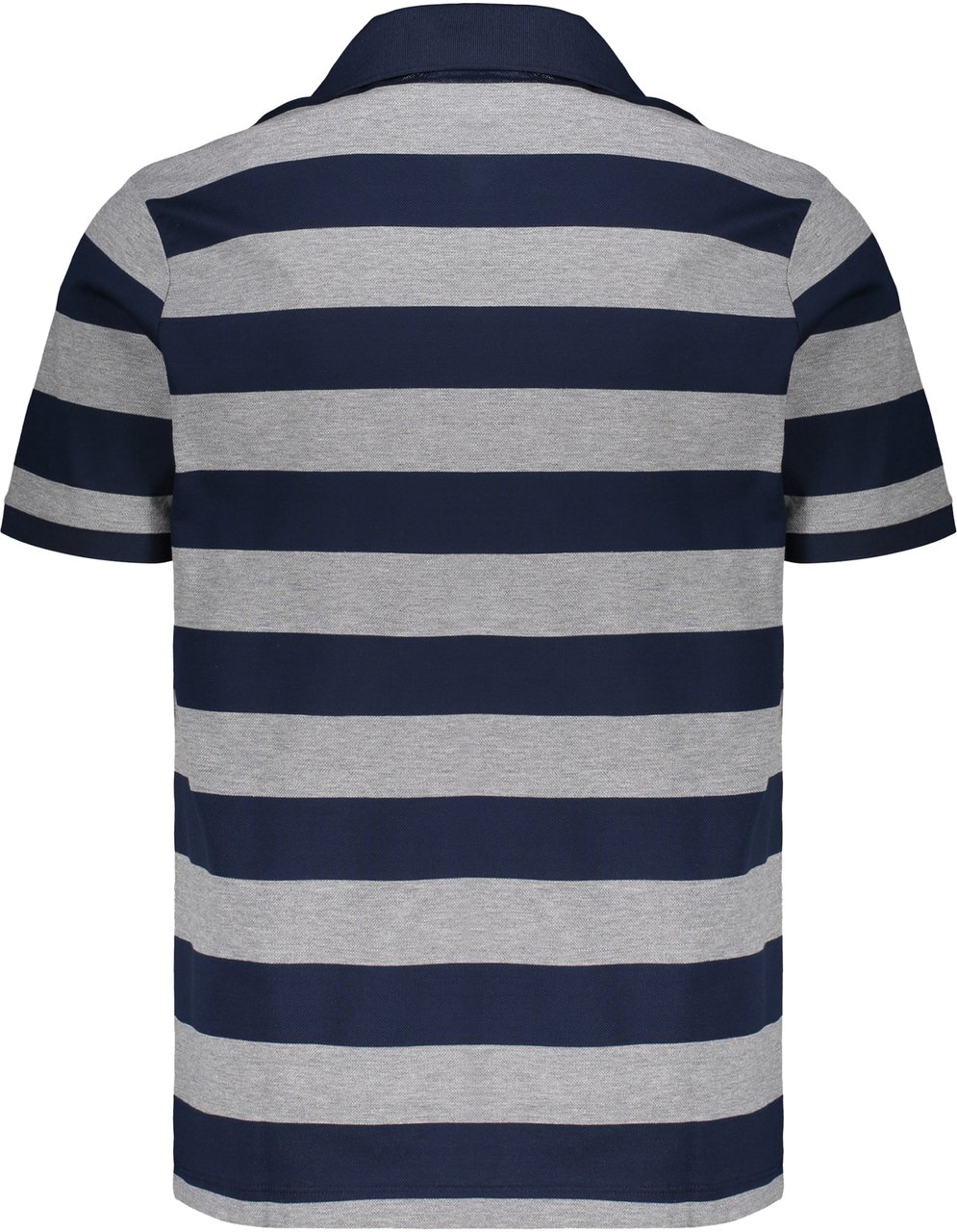 Paul & Shark Striped polo in blue and gray Blauw