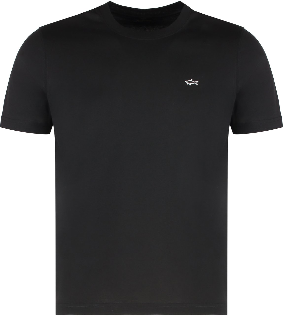 Paul & Shark Black hoodie with zip, comfort and style Zwart